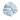 Poker Dot Mist Blue White Silk Scrunchie with Filling