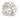 Poker Dot White Black Silk Scrunchie with Filling