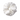 White Silk Scrunchie with Filling