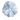 Poker Dot Mist Blue White Silk Scrunchie with Filling