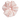 Poker Dot Pink White Silk Scrunchie with Filling