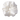White Silk Scrunchie with Filling