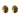 Gold Oval Textured Studs