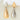 Simple Mix Color Dorp Shape Necklace